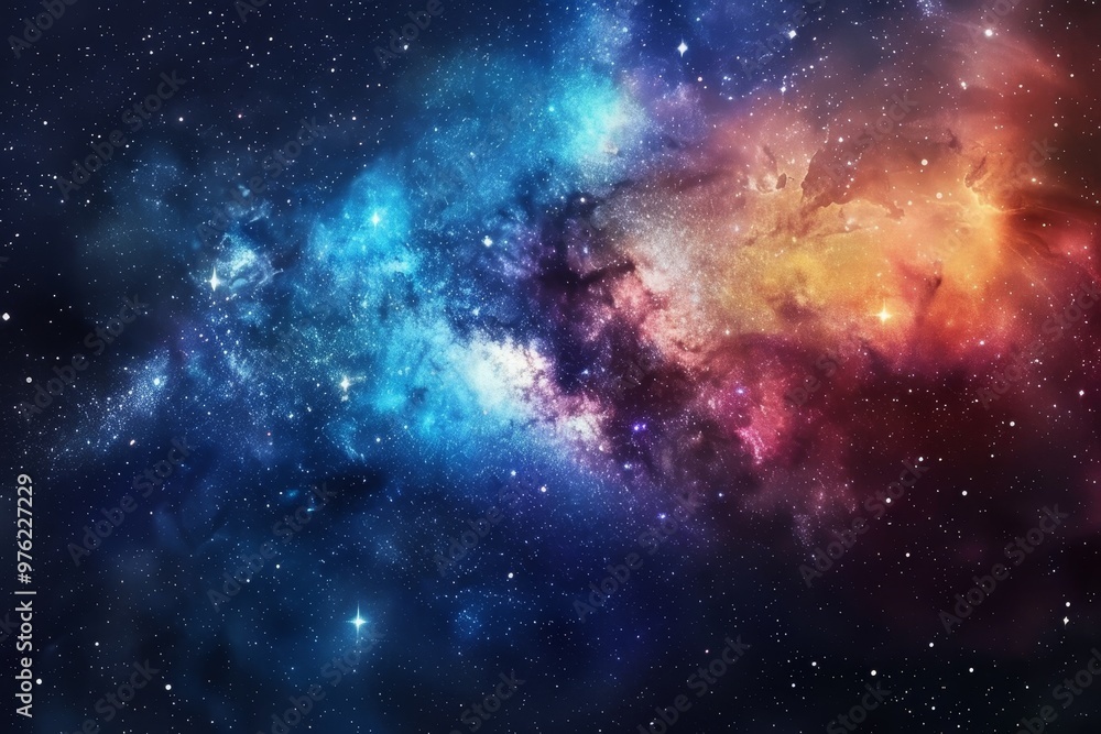 A stunning display of cosmic colors fills the night sky, featuring swirling nebulae and clusters of stars, illustrating the beauty and mystery of outer space. A stunning display of cosmic colors fills the night sky, featuring swirling nebulae and clusters of stars, illustrating the beauty and mystery of outer space.