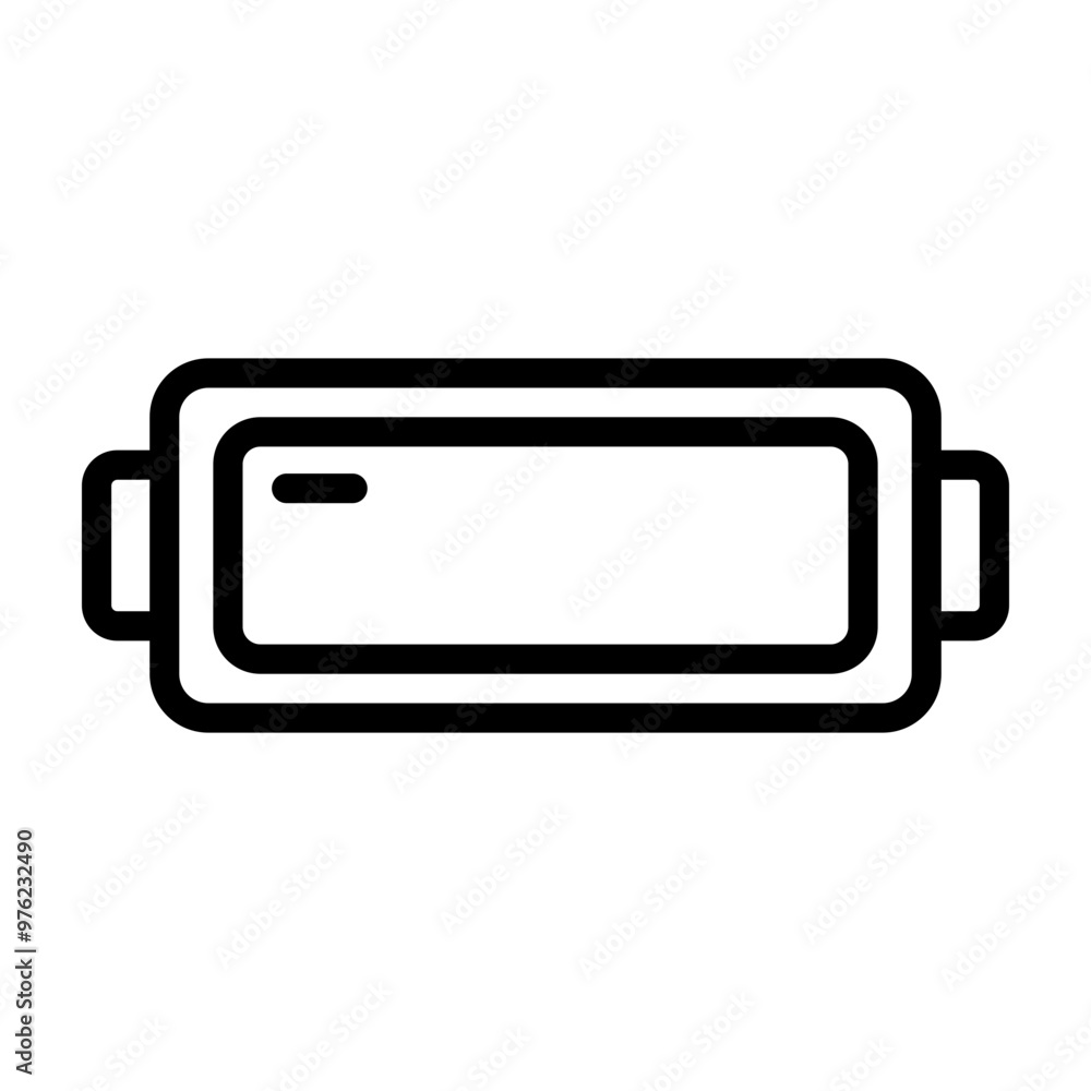 Augmented Reality Glasses Vector Line Icon Design Augmented Reality Glasses Vector Line Icon Design