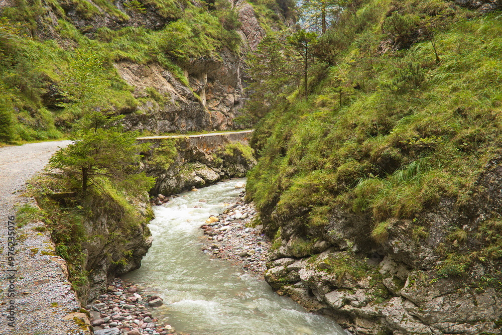 Hiking track in Kundler Klamm, Austria, Europe
Hiking track in Kundler Klamm, Austria, Europe