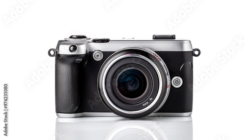 digital camera isolated on white background