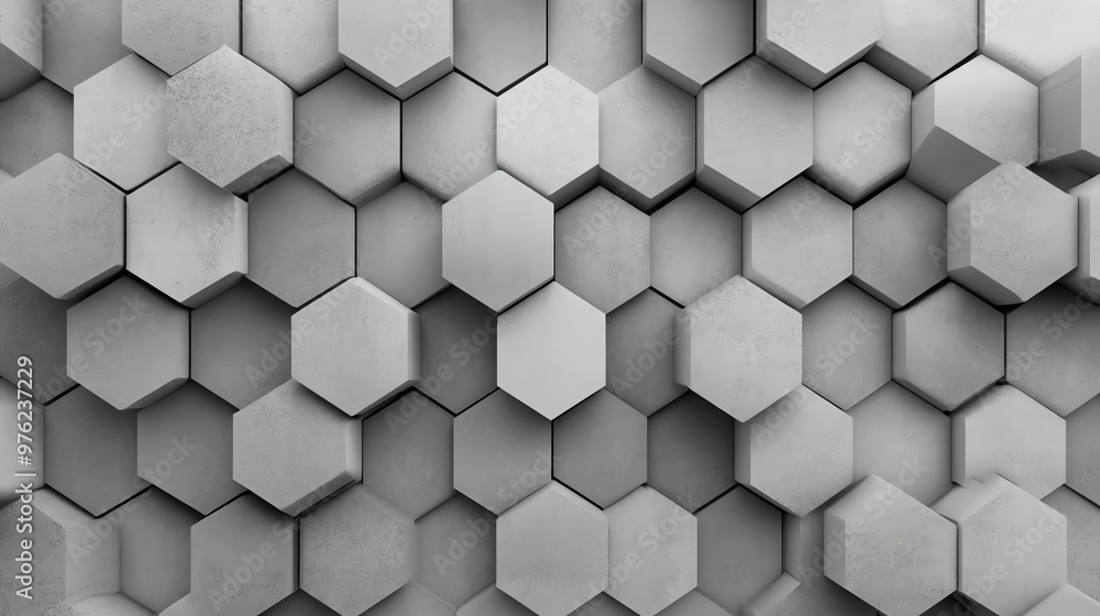 Grey honeycomb pattern. Grey honeycomb pattern.