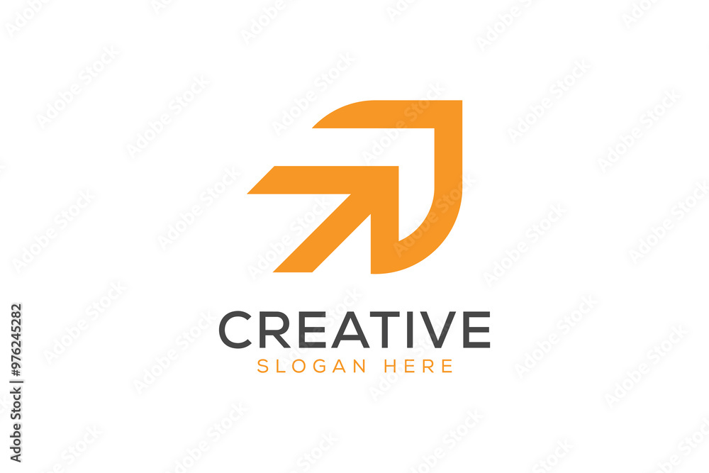 initial arrow logo vector modern design template initial arrow logo vector modern design template