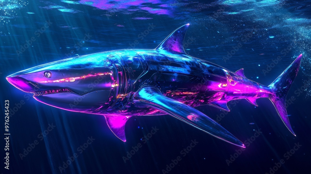 Cyber Shark in the Deep. Cyber Shark in the Deep.