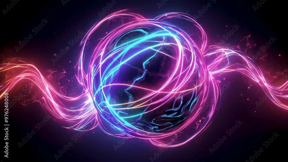 abstract background with glowing lines abstract background with glowing lines