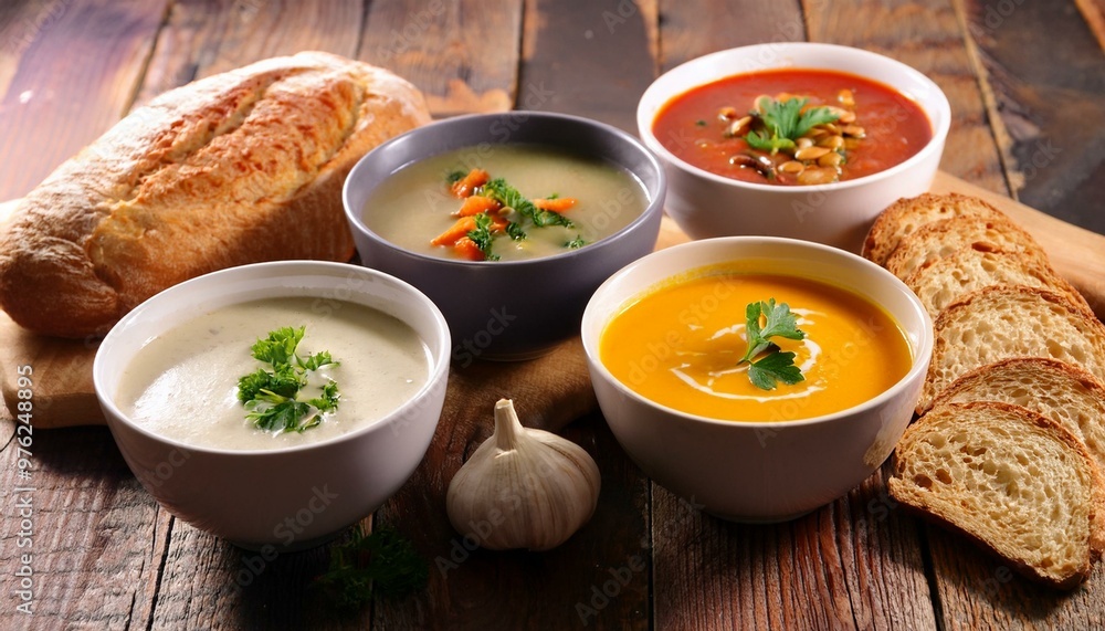 SOUPS and bread SOUPS and bread