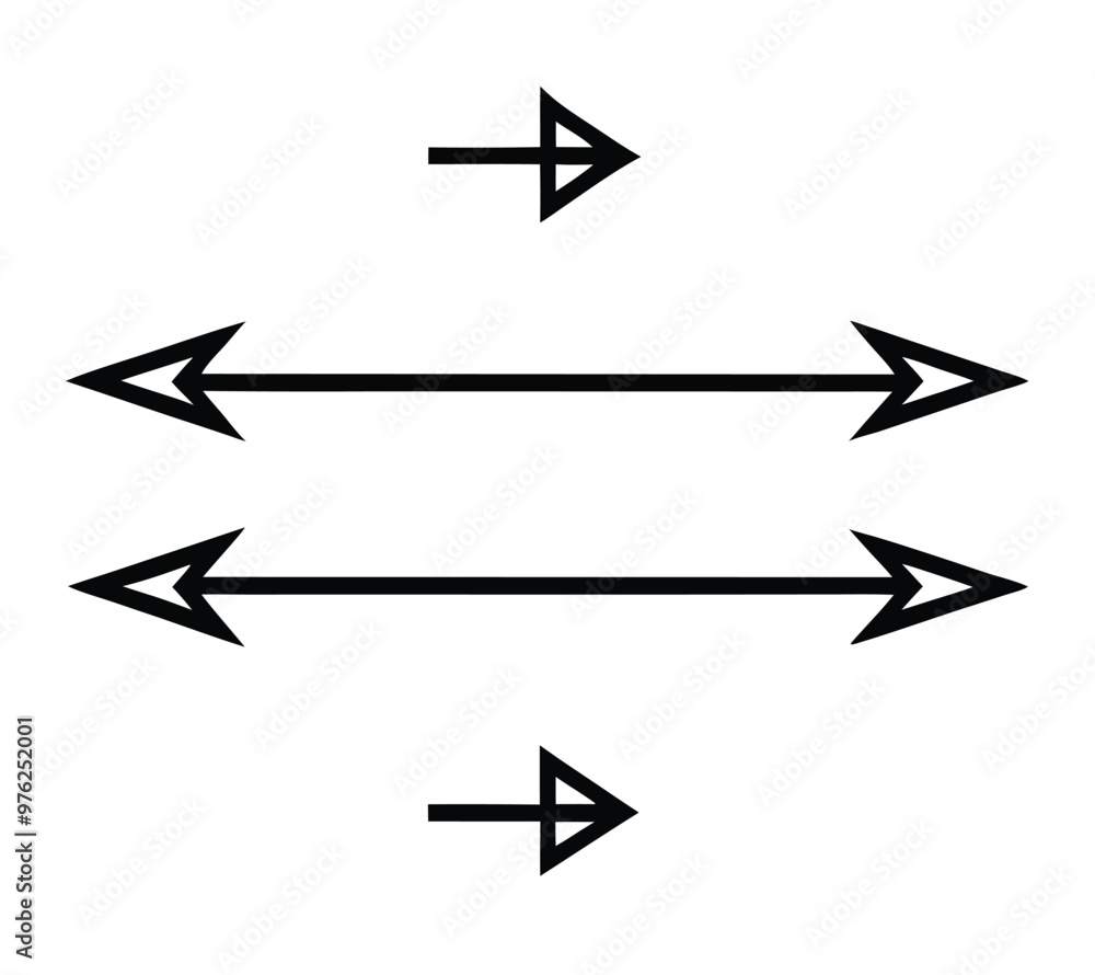 Black arrow icons set. Vector Black arrow icons set. Vector