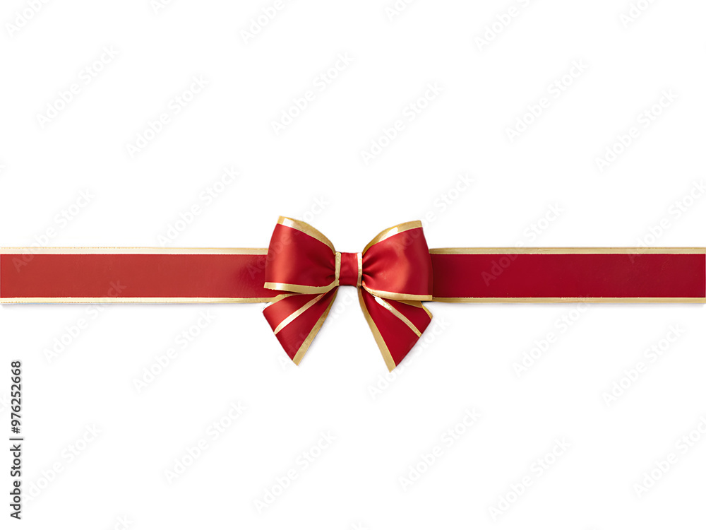 Red_ribbon_and_bow_with_gold_trim,_isolated_on_a_white_background,_perfect_for_gift_wrapping_or_festive_designs. Red_ribbon_and_bow_with_gold_trim,_isolated_on_a_white_background,_perfect_for_gift_wrapping_or_festive_designs.