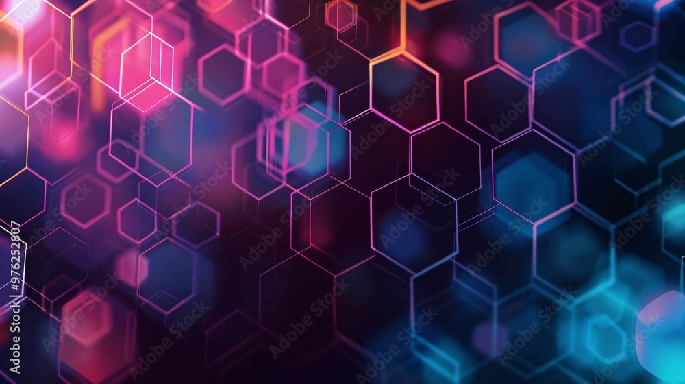 Hexagons pattern Geometric abstract background Hexagons pattern Geometric abstract background