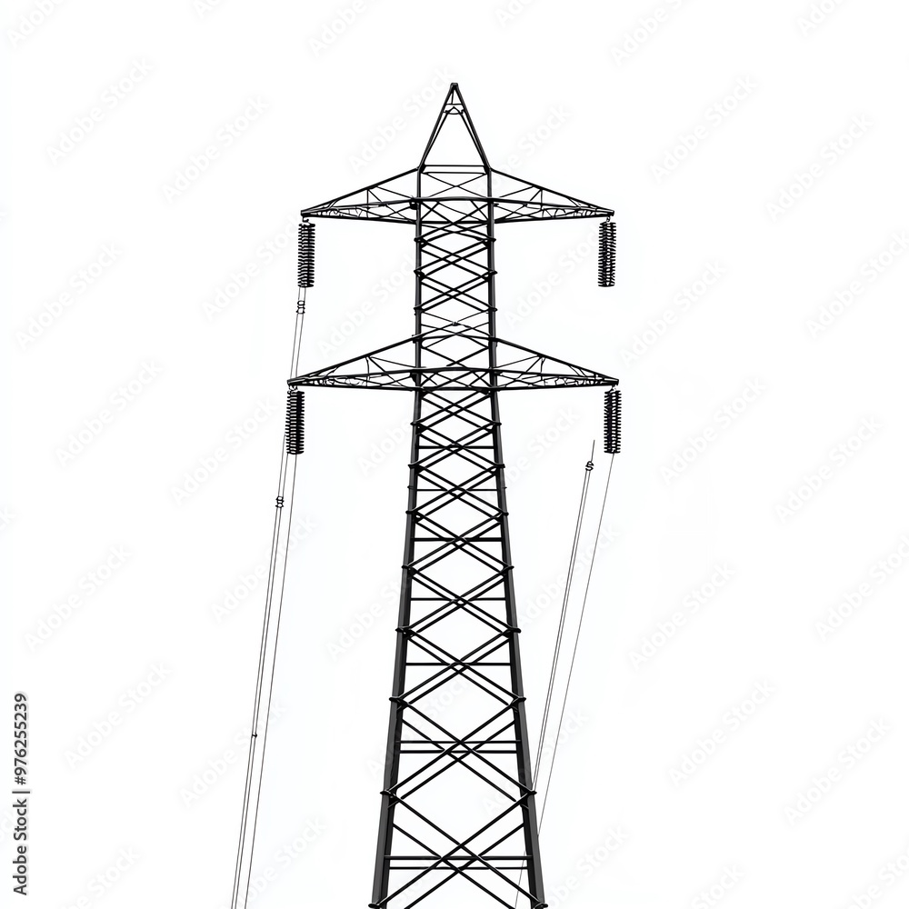 A towering electricity pylon stands tall against a clear sky, symbolizing the infrastructure of modern energy distribution. A towering electricity pylon stands tall against a clear sky, symbolizing the infrastructure of modern energy distribution.