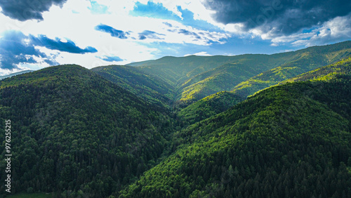 Landscape with clouds