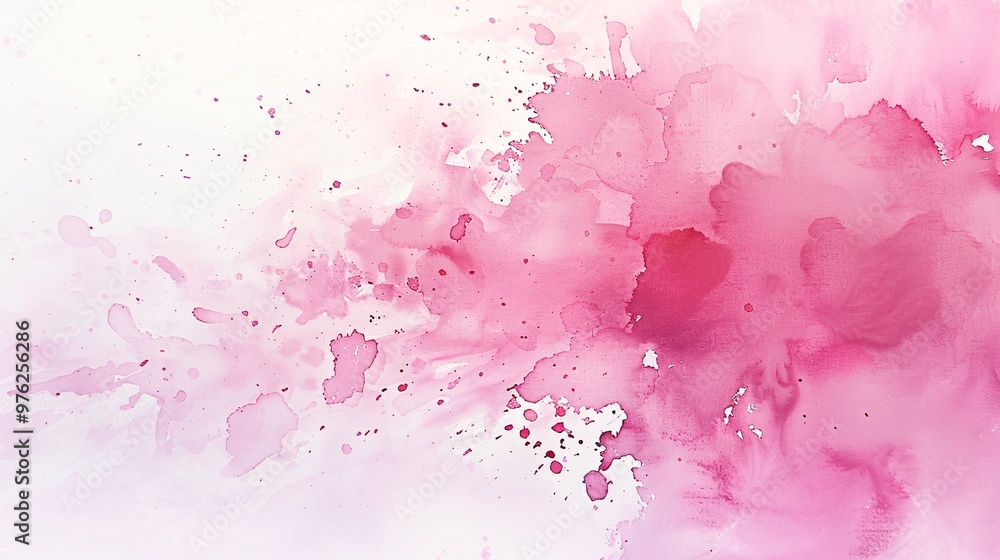 Water color pink white background Water color pink white background