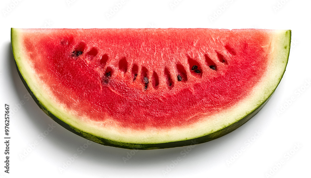 Fresh watermelon slice Isolated on white background Fresh watermelon slice Isolated on white background