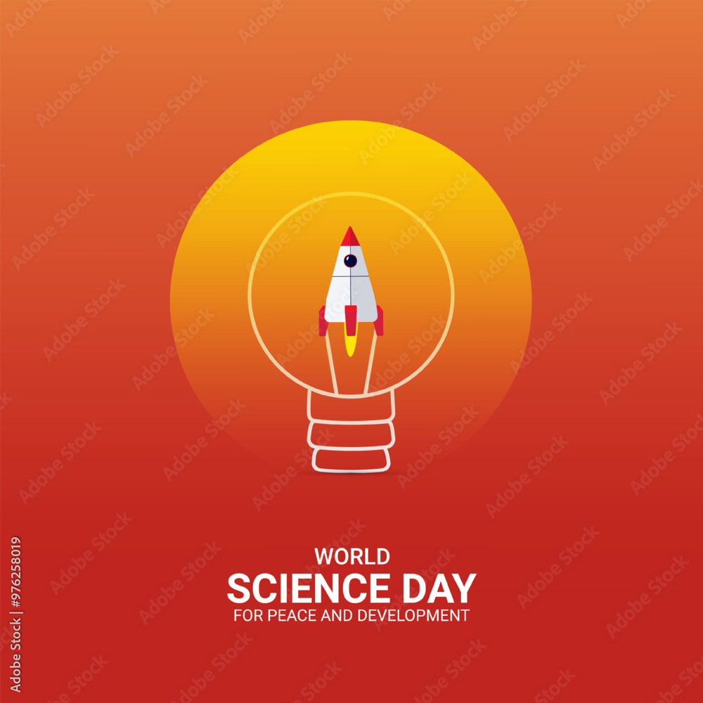 World Science Day for Peace and Development, Science creative social medai post World Science Day for Peace and Development, Science creative social medai post
