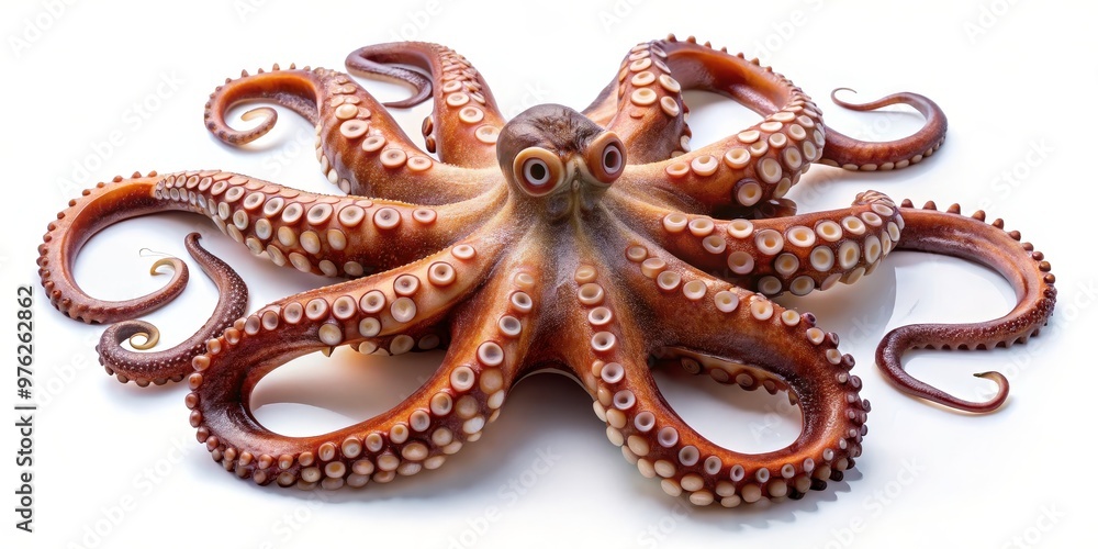 Octopus Tentacles with Suckers, Close Up, Macro Photography, Seafood, Cephalopod, Octopus Tentacles with Suckers, Close Up, Macro Photography, Seafood, Cephalopod,