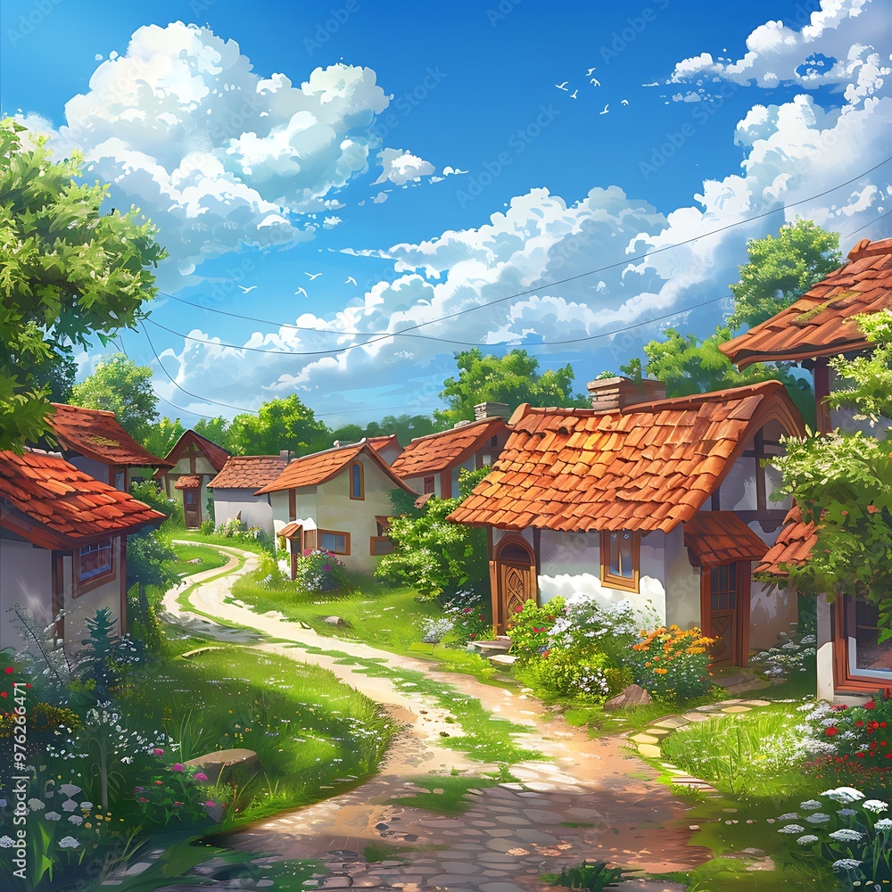Thunderous Summer Skies: An Anime-Inspired Illustration, Beautiful Blue Skies with Nature, Moon ,Cloud ,Beach scenery, Tree, night -Anime concept Background
Thunderous Summer Skies: An Anime-Inspired Illustration, Beautiful Blue Skies with Nature, Moon ,Cloud ,Beach scenery, Tree, night -Anime concept Background