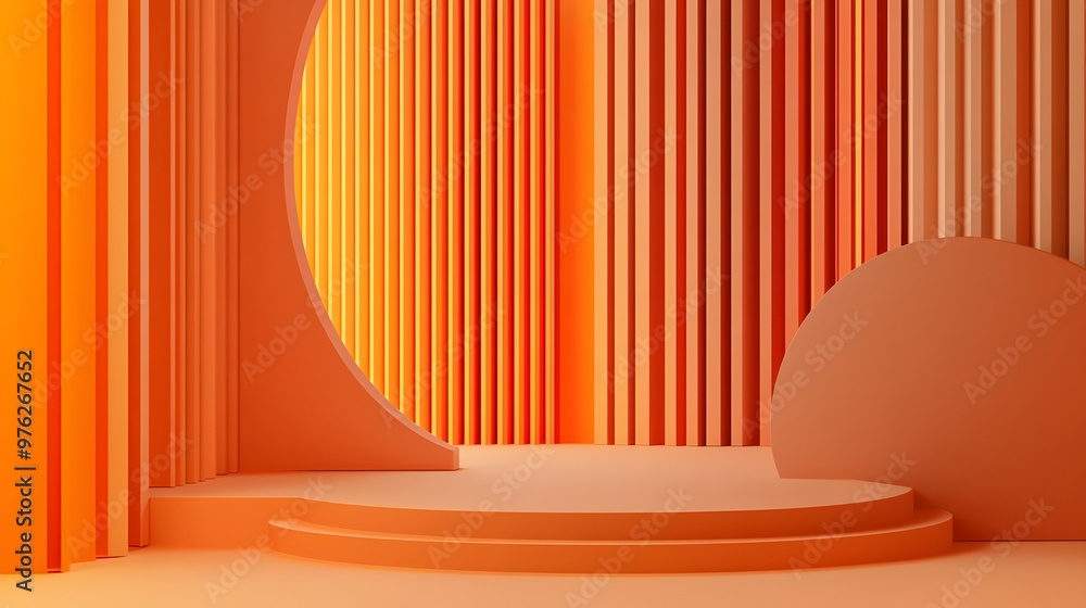 3d rendering of Orange и Taupe abstract geometric background. Scene for advertising, technology, showcase, banner, game, sport, cosmetic, business, metaverse. Sci-Fi Illustration. Product display 3d rendering of Orange и Taupe abstract geometric background. Scene for advertising, technology, showcase, banner, game, sport, cosmetic, business, metaverse. Sci-Fi Illustration. Product display