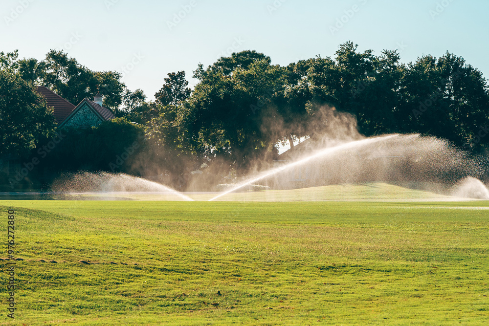 Beautiful golf course on Deer Island in Florida.