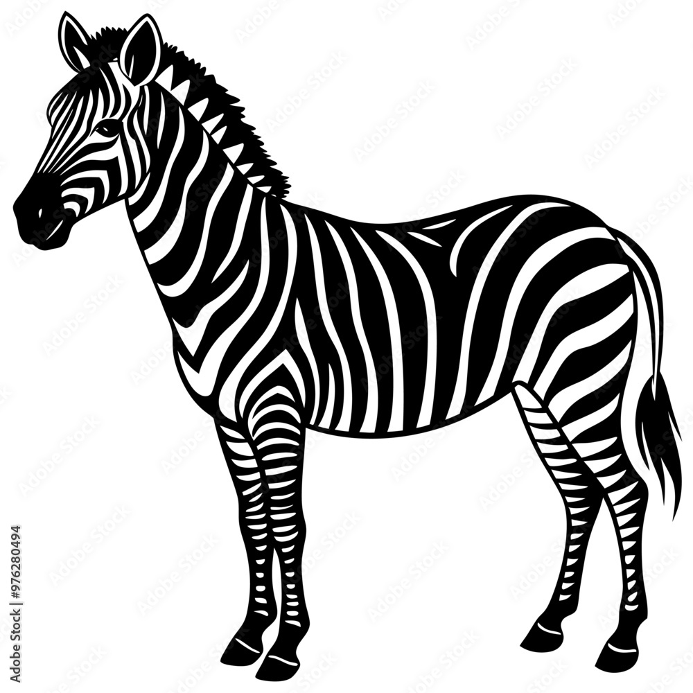 Obraz premium zebra vector illustration
