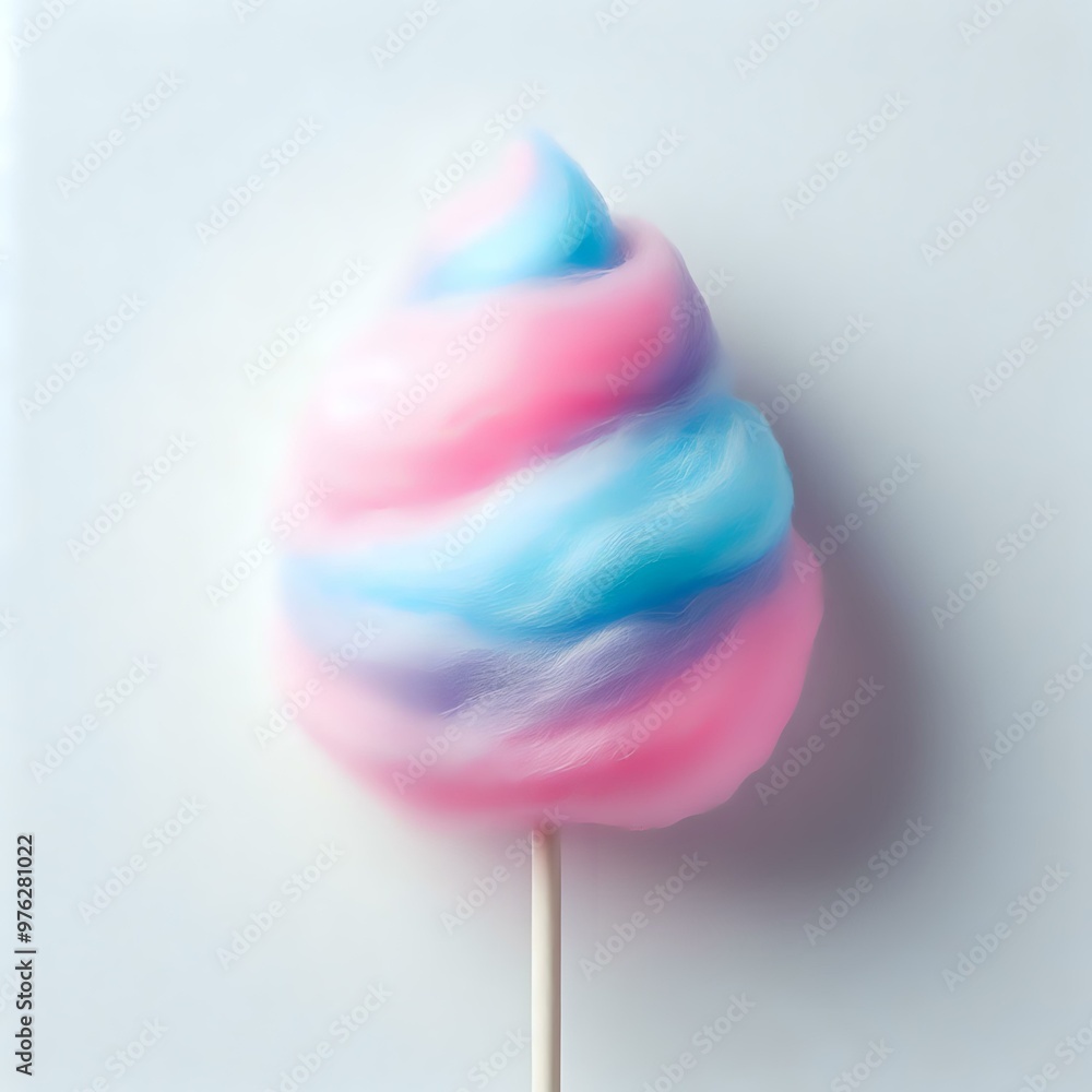 Blue and pink cotton candy Blue and pink cotton candy