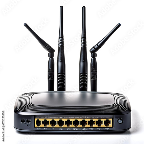 Obraz na płótnie router isolated on white background