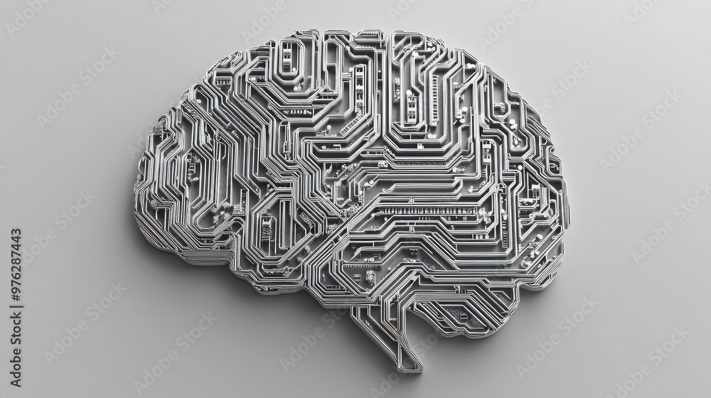 A minimalist brain sculpture made of intricate circuit pathways, symbolizing the intersection of technology and human cognition.
A minimalist brain sculpture made of intricate circuit pathways, symbolizing the intersection of technology and human cognition.
