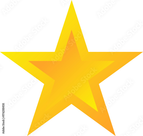 star vector. gold, symbol, icon