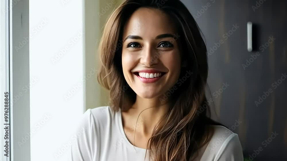 Smiling woman with long dark hair, natural lighting, and a casual expression
Smiling woman with long dark hair, natural lighting, and a casual expression