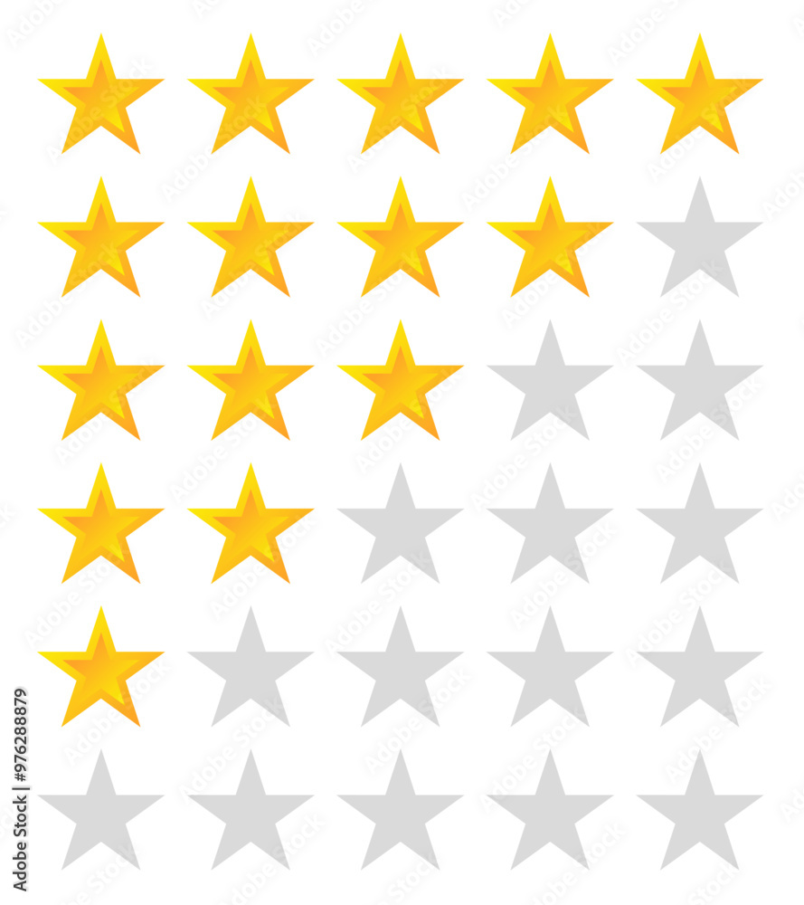star rating vector. gold, symbol star rating vector. gold, symbol