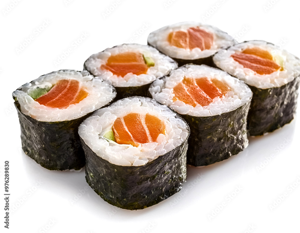 sushi isolated on white background sushi isolated on white background