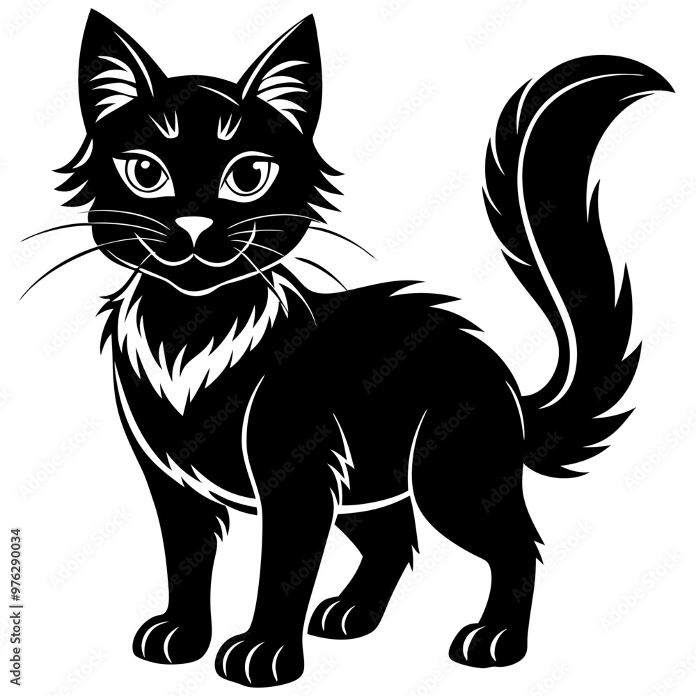black and white cat black and white cat