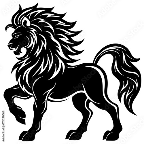horse silhouette illustration