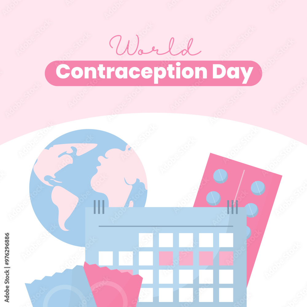 Illustration World Contraception Day Illustration World Contraception Day
