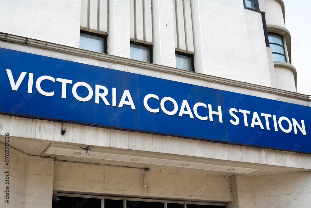Victoria coach station in London. Victoria coach station in London.