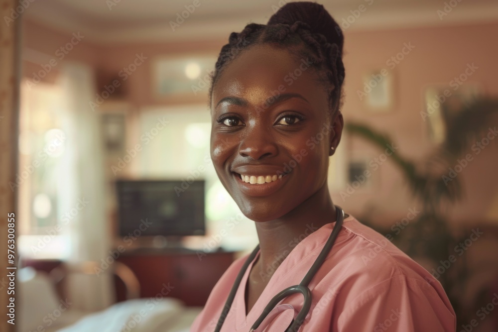 A doctor is examining a patient's vital signs at home A doctor is examining a patient's vital signs at home
