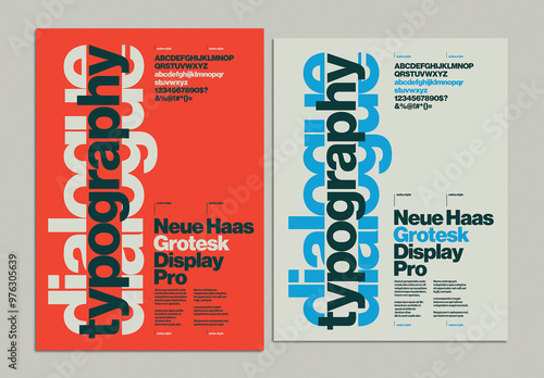 Swiss International Design Style Poster Layout