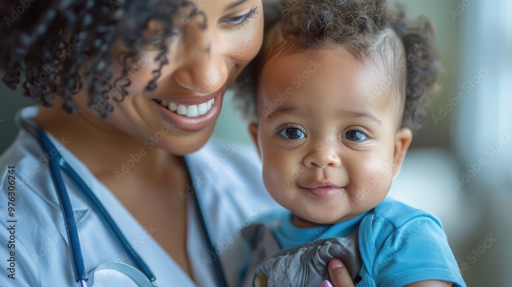 A mother soothing her baby with a pediatrician’s advice on baby sleep patterns and health management A mother soothing her baby with a pediatrician’s advice on baby sleep patterns and health management