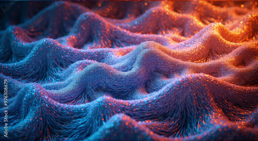 blue and red background