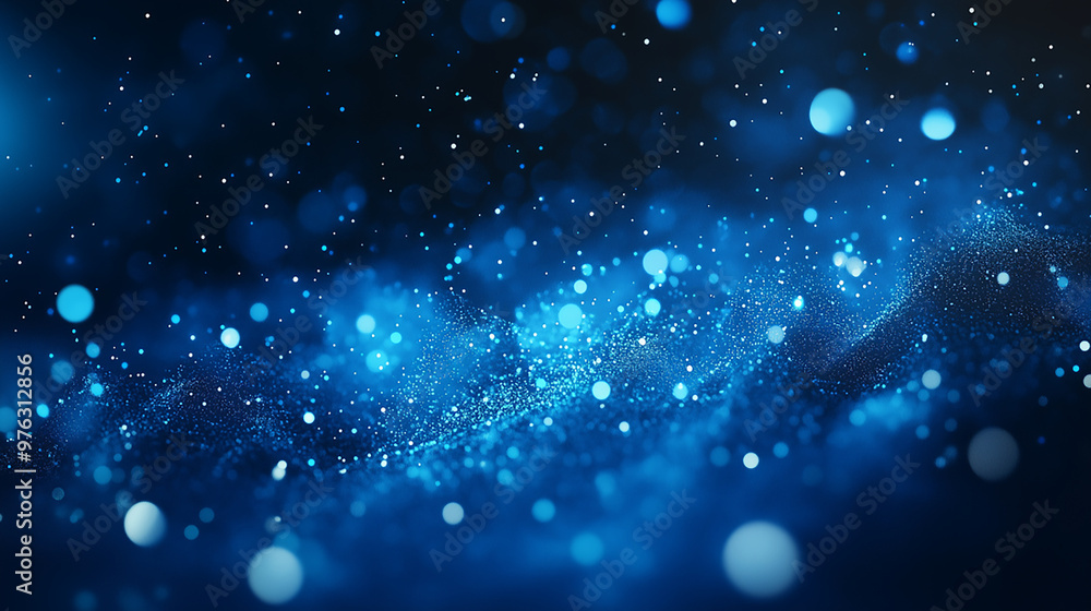 blue glow particle abstract bokeh background blue glow particle abstract bokeh background