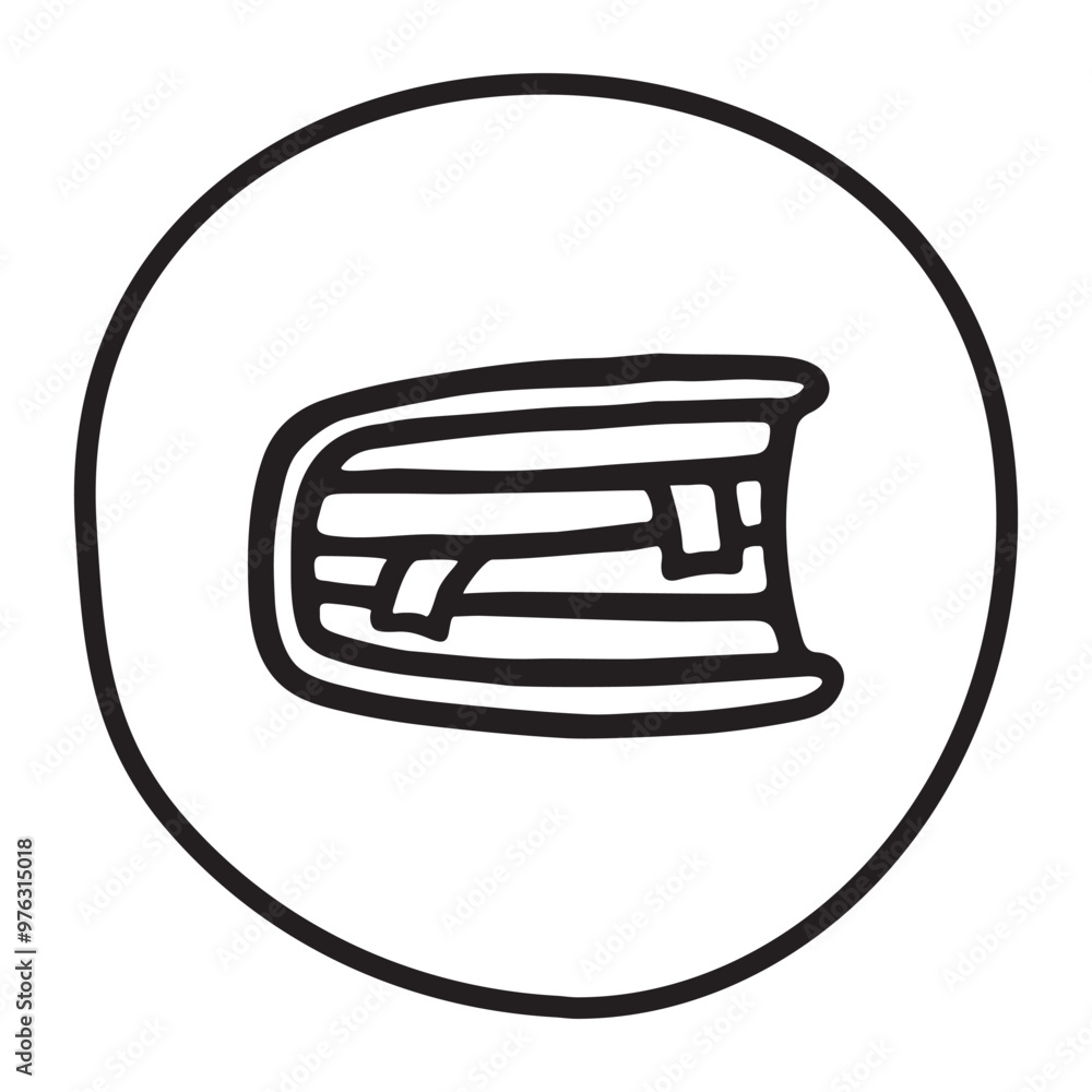 Doodle book icon with bookmarks handdrawn with pen. PNG isolated on transparent background and vector illustration Doodle book icon with bookmarks handdrawn with pen. PNG isolated on transparent background and vector illustration