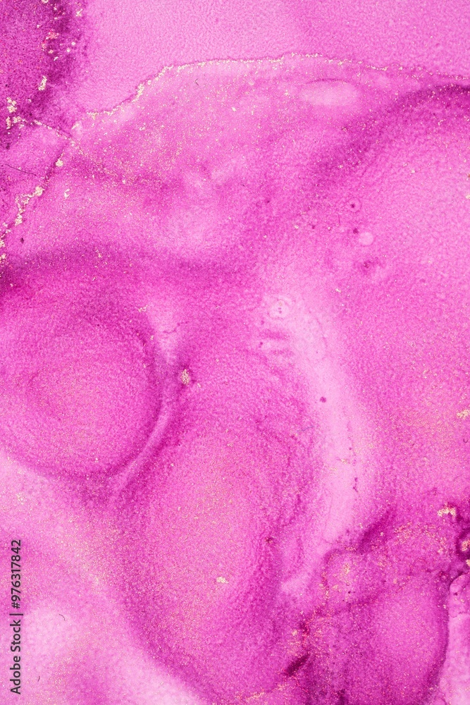 Fototapeta premium Original artwork photo of marble ink abstract art. High resolution photograph from exemplary original painting. Abstract painting was painted on HQ paper texture to create smooth marbling pattern.