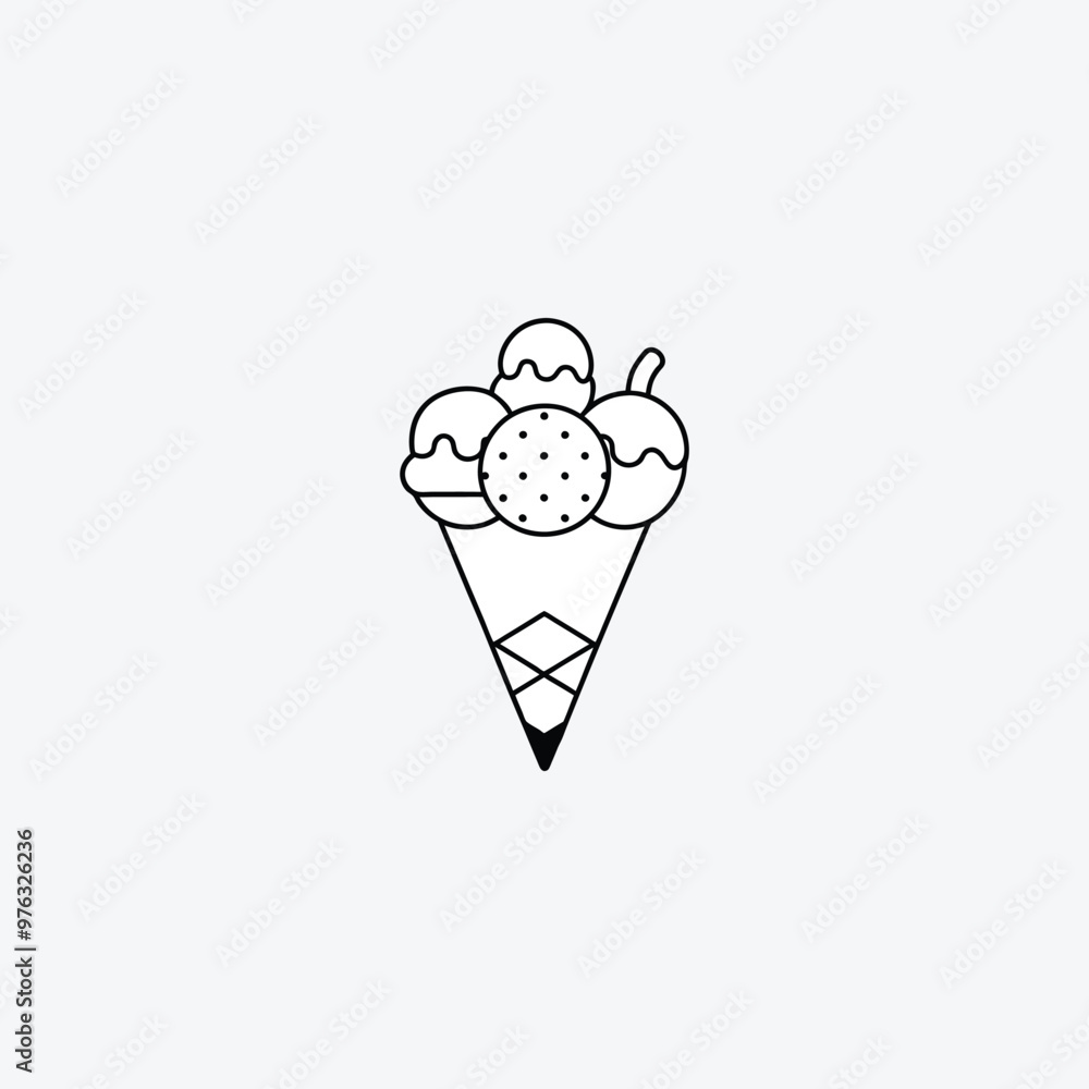 ice cream with heart ice cream with heart