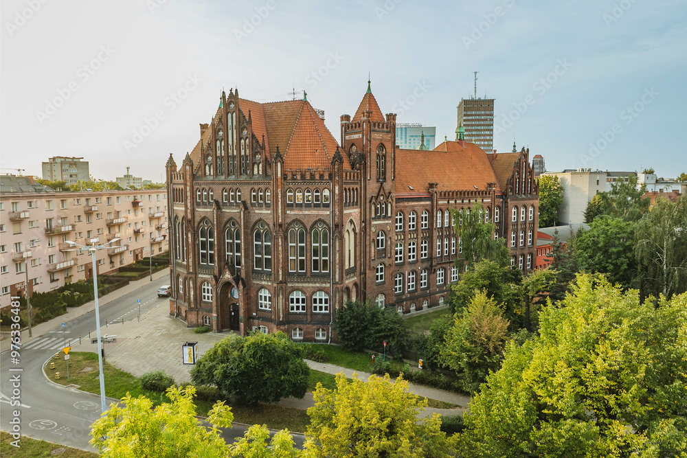Naklejka premium Secondary School No. 1 in Gdańsk