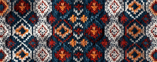 Cozy knit patterns and wool seamless pattern background, warm and comforting textile designs, vector pattern.