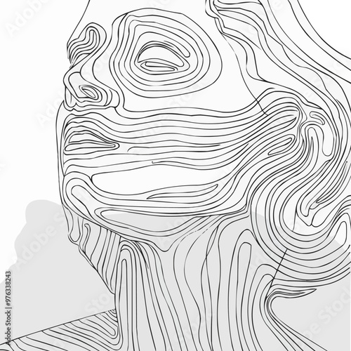 Create a series of one-line vector art pieces based on your favorite books, movies, or music, capturing their essence in a continuous line.