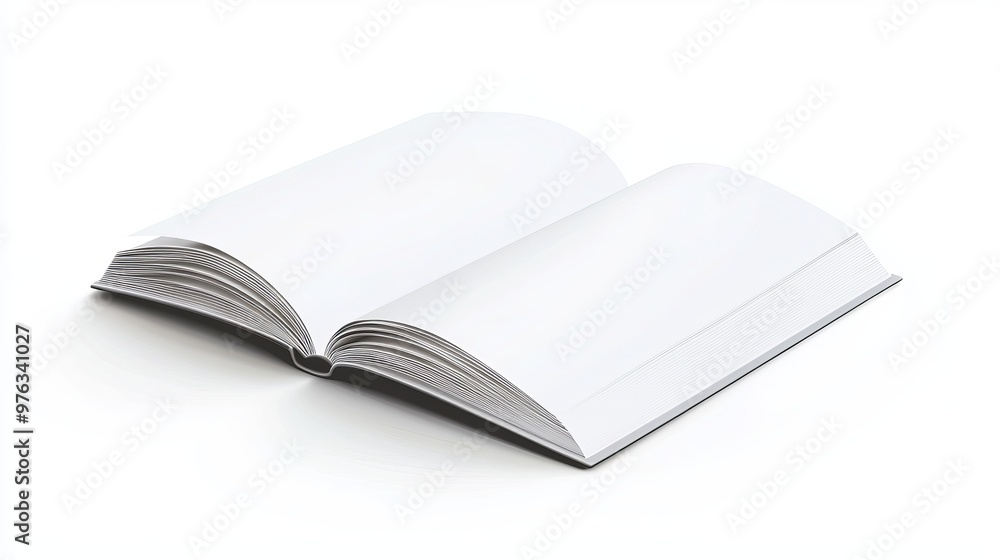 Vector mockup template of a blank magazine cover book booklet or brochure ready for design Isolated on a white background Vector mockup template of a blank magazine cover book booklet or brochure ready for design Isolated on a white background
