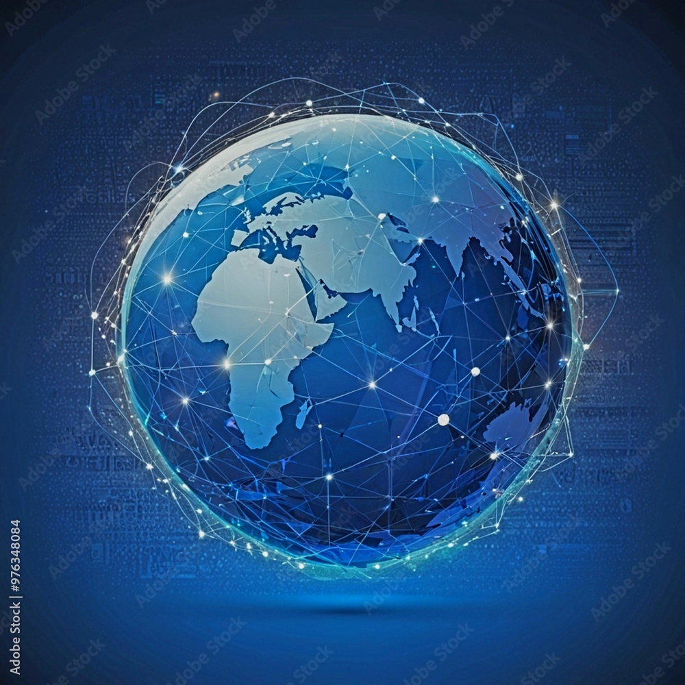 abstract background with globe abstract background with globe