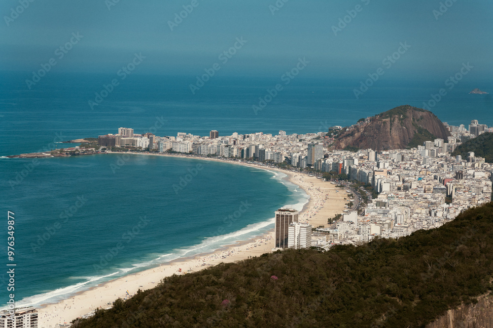Fototapeta premium View of Rio de Janeiro from sugarloaf mountain aerial