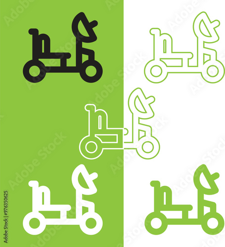 Bicycle little, bicycle toy [vector] photo