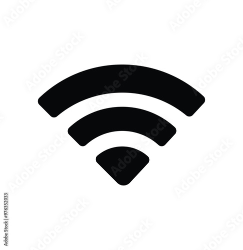 WiFi signal symbol. Wi-fi icon. Vector illustration