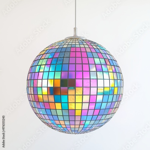 Disco Ball. Brighten up the club with this fun music night decoration. photo